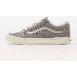 Vans Old Skool Cozy Hug women 6.5 Gray Sherpa lined Skater Streetwear Cozy